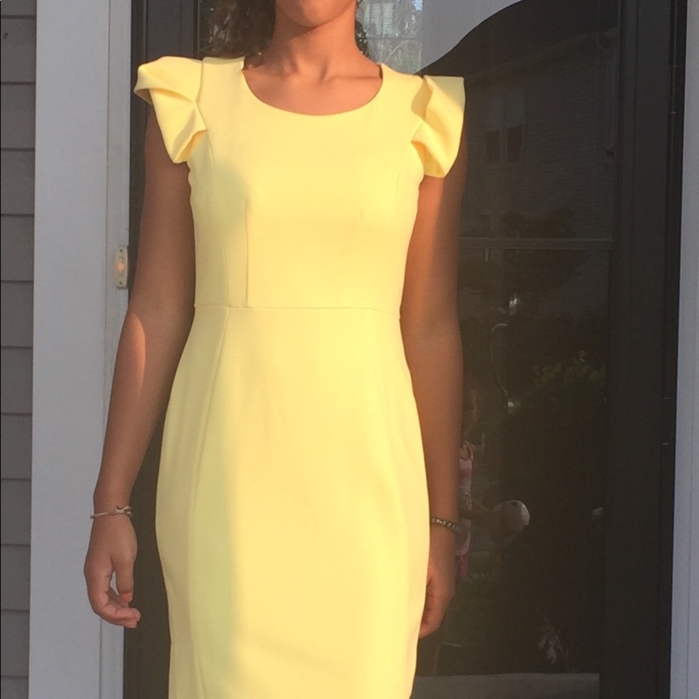 Calvin Klein Sheath dress with flare sleeve